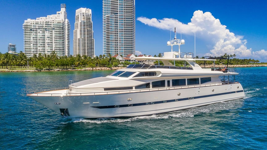 Rent 115 Mega Yacht Nirvana - Miami Yacht Rentals