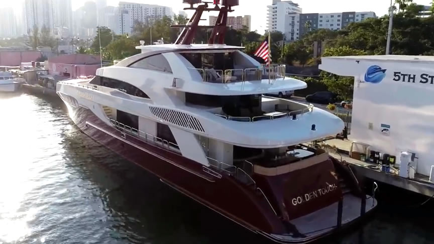 147 Golden Touch Yacht - Miami yacht rental