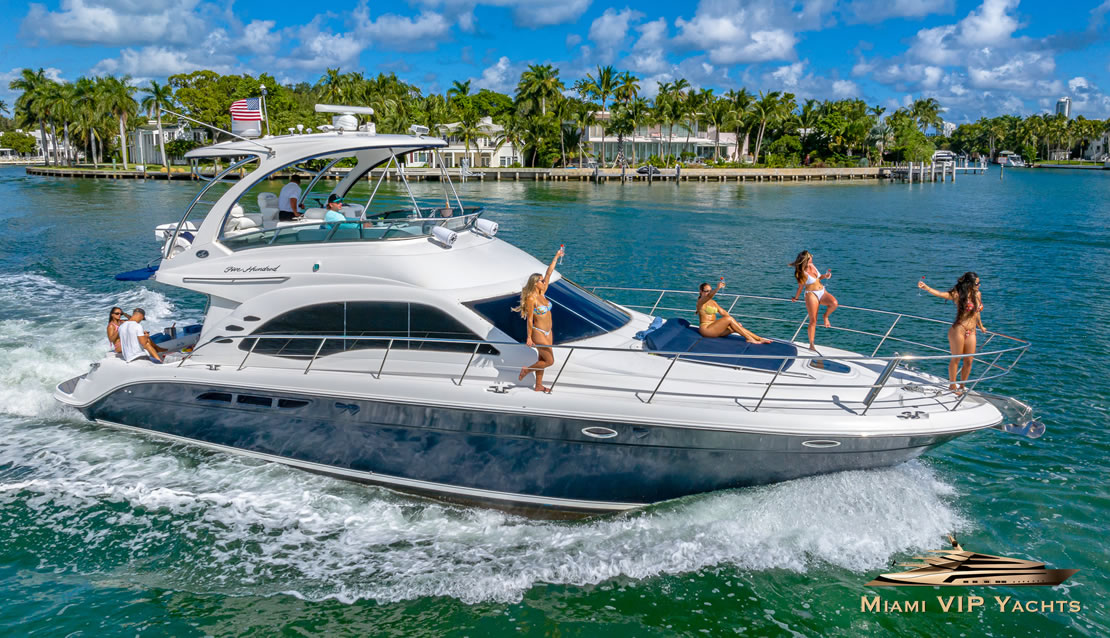 58 SeaRay Sedan - Miami yacht rental