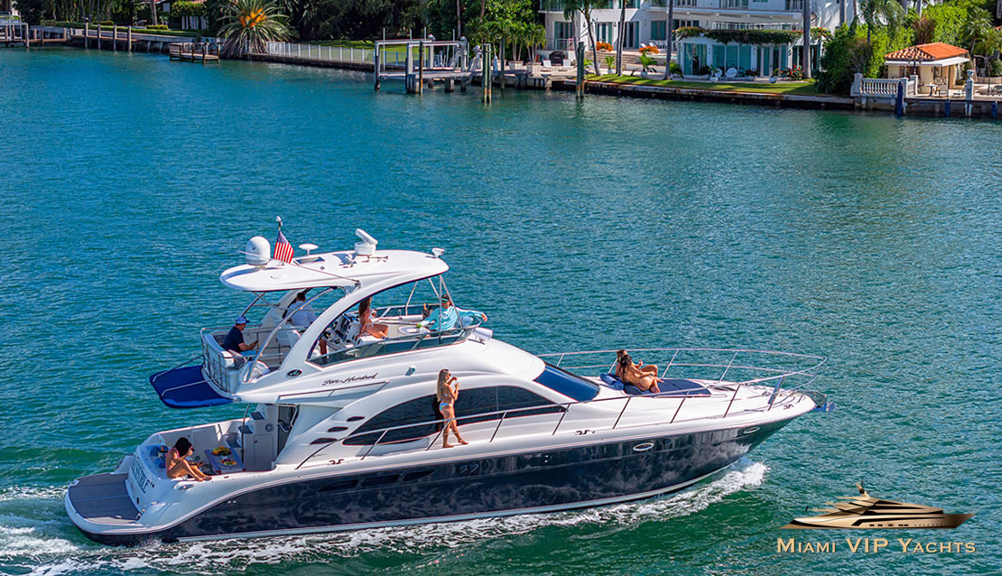 58 SeaRay Sedan - Miami yacht rental