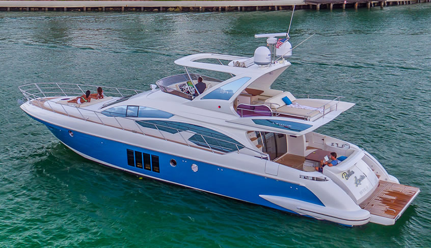64 Azimut Flybridge - Miami yacht rental