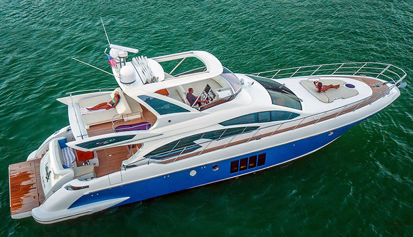 64 Azimut Flybridge - Miami yacht rental