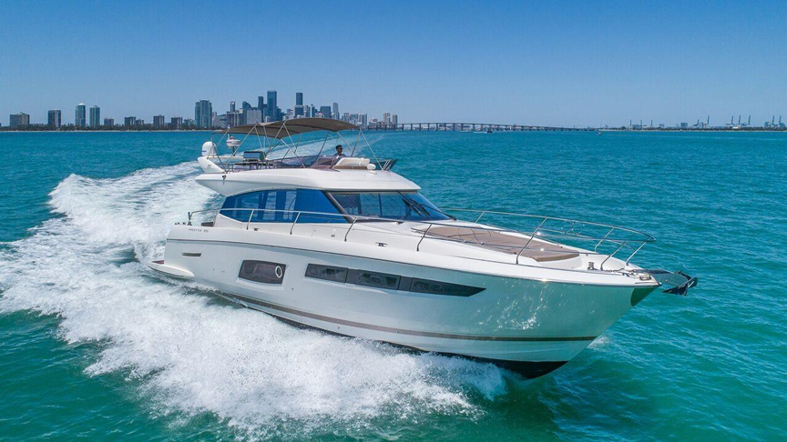 Rent 65 Prestige Flybridge - Miami Yacht Rentals