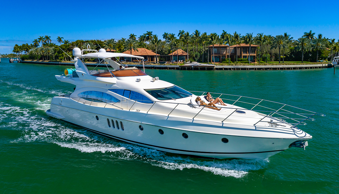 Rent 68 Azimut Freedom - Miami Yacht Rentals