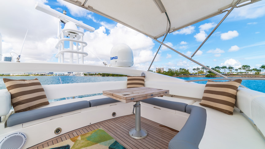 70 Sunseeker Flybridge Custom - Miami yacht rental