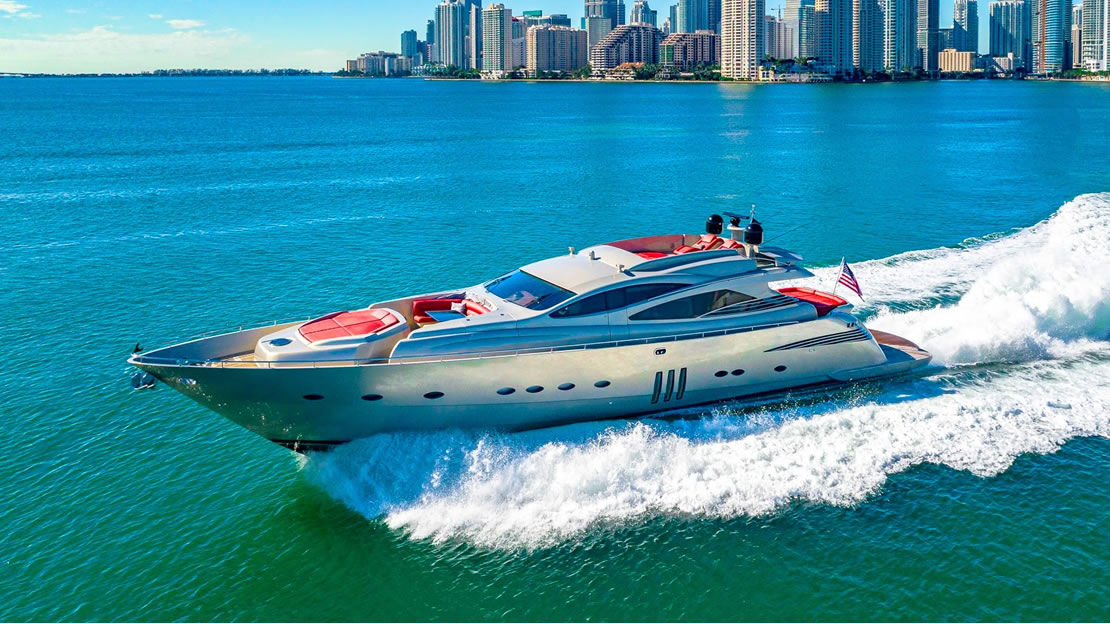 Rent 94 Pershing Sport - Miami Yacht Rentals