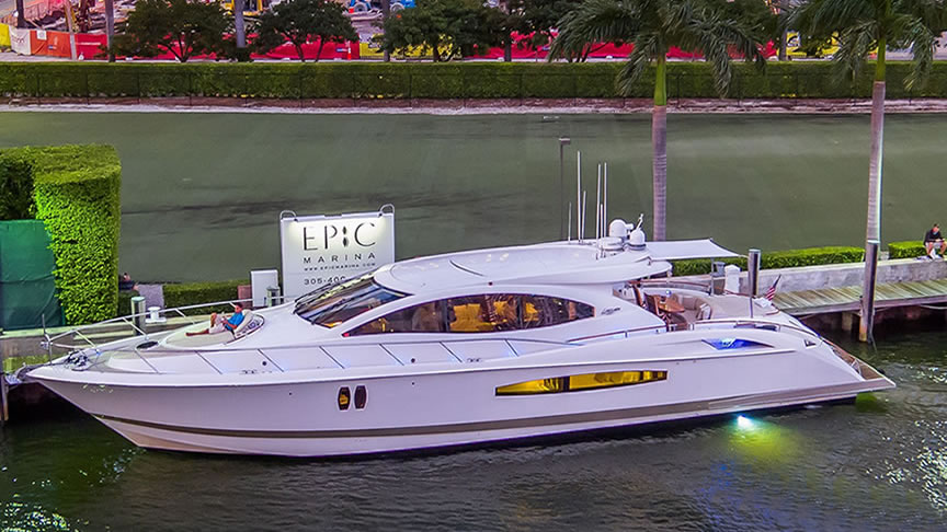 75 Lazzara Sport - Miami yacht rental