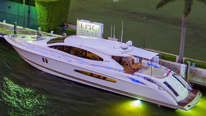 75 Lazzara Sport - Miami yacht rental