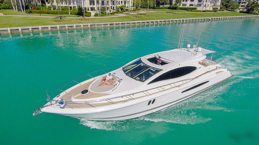 75 Lazzara Sport - Miami yacht rental