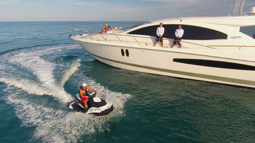 75 Lazzara Sport - Miami yacht rental